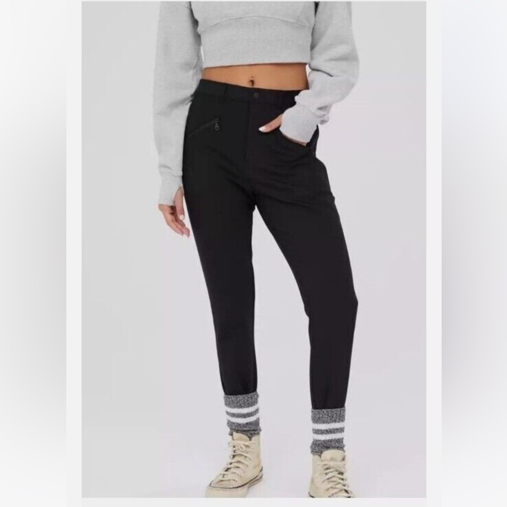 Offline by Aerie Women's Chillside Black Stirrup Ski Fit Pants- NWT Size Small